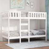 Bunk Bed White 80x200 cm Solid Wood Pine 3308599