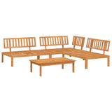 Pallet Sofa Set Natural Wood Solid Acacia Wood Medium Modular 3209429