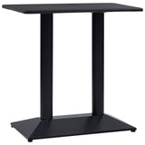 Bistro Table Leg Black 70x40x72 cm Cast Iron 325438