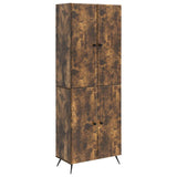 Cabinet Set 2 pcs Smoked Oak Engineered Wood 3416867