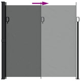 Retractable Side Awning Anthracite 200x600 cm 4004563