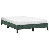 Bed Frame without Mattress Dark Green 120x190 cm Small Double Velvet 379505