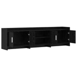 TV Cabinet 168 x 33 x 47 cm Black Oak Engineered Wood 8011180
