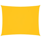 Sunshade Sail Oxford Fabric Rectangular 4x6 m Yellow 135602