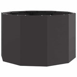 Planter Black 60 x 60 x 35 cm Steel 883738