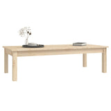 ZNTS Coffee Table 110x50x30 cm Solid Wood Pine 814234