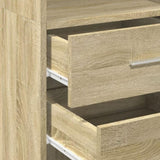 Highboard Sonoma Oak 40x42.5x185 cm Engineered Wood 3281443