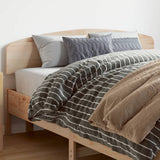 Headboard 140 cm Solid Wood Pine 842502