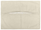 Cushion Cover 12 pcs HOUTEN Cream 50 x 50 cm Microfiber Fleece 919173