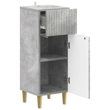 Bathroom Storage Cainet ARNHEM Concrete Grey 30 x 31 x 80 cm 896608