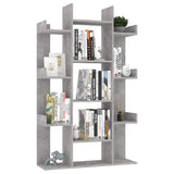 Book Cabinet Concrete Grey 86x25.5x140 cm Engineered Wood 808904