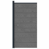Fence Panel WPC and Aluminium Grey 42039077