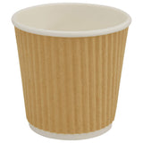 Paper Coffee Cups 1000 pcs 4oz 100ml Brown 4102798