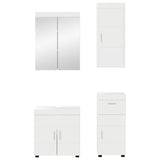 Bathroom Furniture Set TULUM 4 pcs White 60 x 34 x 63 cm 3398044