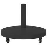 Outdoor Umbrella Base Black 48 x 48 x 32 cm Steel, Concrete 42010015