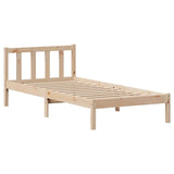 Bed Frame without Mattress 90x190 cm Single Solid Wood Pine 3301461