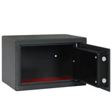 Digital Safe with Lock Dark grey 31 x 20 x 20 cm Steel 42011310