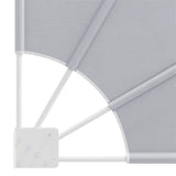 Collapsible Balcony Side Awning Grey 160x240 cm 41574