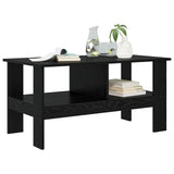 Coffee Table Black Oak 90 x 50 x 45 cm Engineered Wood 8000253