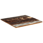 Square Table Top 80x80 cm 25-27 mm Solid Reclaimed Wood 286062