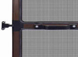 Hinged Insect Screen Manual Brown and Black 100 x 215 cm 42047048