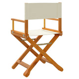 8 Piece Folding Garden Chairs Cream White Fabric 3208912