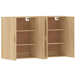 Wall Mounted Cabinets 2 pcs Sonoma Oak Engineered Wood 3197875