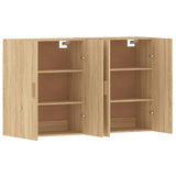 Wall Mounted Cabinets 2 pcs Sonoma Oak Engineered Wood 3197875