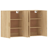 Wall Mounted Cabinets 2 pcs Sonoma Oak Engineered Wood 3197875