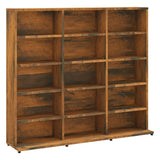 CD Cabinet Smoked Oak 100x23x89.5 cm Engineered Wood 815483