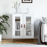 Sideboard High Gloss White 69.5x34x90 cm Engineered Wood 827758