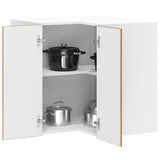 Kitchen Wall Corner Cabinet Lucca Old Wood Engineered Wood 853865
