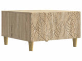 Coffee Table Sonoma Oak 50 x 49 x 40 cm Engineered Wood 895197