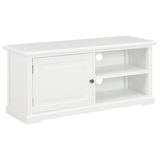 ZNTS TV Cabinet White 90x30x40 cm Wood 249878