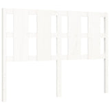 Bed Frame without Mattress White Small Double Solid Wood 3194087