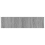 TV Wall Cabinet Grey Sonoma 120x30x30 cm Engineered Wood 815100