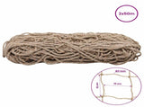 Jute Plant Support Netting Natural 2 x 50 m 100% Tossa Jute 42012237