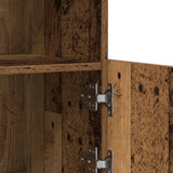 LED Sideboard Brown 81 x 37 x 66.5 cm Engineered Wood 863030
