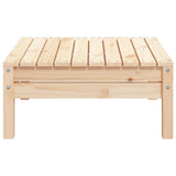 Garden Footstool Natural Wood Solid Pine Wood Standard Modular 838012