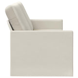 3 Seater Sofa Cream 220 x 81 x 82 cm Velvet 42041161
