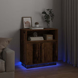 LED Sideboard Old Wood 71 x 34.5 x 75 cm Engineered Wood 869656