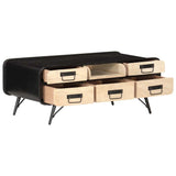 287871 Coffee Table 100x50x40 cm Solid Mango Wood