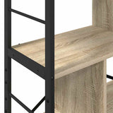 Bookshelf Sonoma Oak 75 x 30 x 123.5 cm Engineered Wood 883965