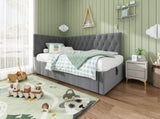 Daybed Upholstered Bed with 3FT Single Sofa Bed 90 x 190 cm, Ottoman Bed with Hydraulic N601P343711G