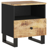 Bedside Cabinet Solid Wood Mango&Engineered Wood 350648