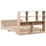 Bed Frame without Mattress 140x190 cm Solid Wood Pine 3323701