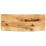 Table Top 80x40x2.5 cm Live Edge Solid Wood Rough Mango 370346