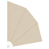 Balcony Privacy Screen 210 x 210 cm Polyester Beige 42000934
