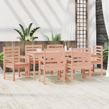 7 Piece Garden Dining Set Solid Wood Douglas 3154718