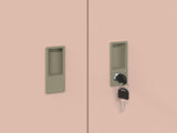 Storage Cabinet Pink 90 x 40 x 90 cm Steel 891641